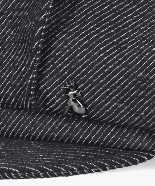 arth(アース)の「arth Loose Denim Tuck Cas / アース(キャスケット・メンズ・ストライプ/ネイビー・60cm/58cm)」の14枚目の写真