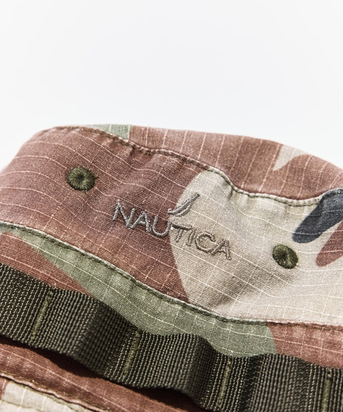 NAUTICA(ノーティカ)の「NAUTICA/ノーティカ リップストップ ブーニーハット(ハット・メンズ・オリーブ/ブラック/カモフラージュ・フリ-)」の11枚目の写真