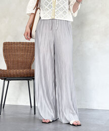 un dix cors | ラメ変形プリーツパンツ(その他パンツ)