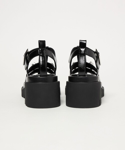 SY UNITED ARROWS(シーユナイテッドアローズ)の「<SY> ビジューグルカ サンダル75↑(サンダル・レディース・その他1/ブラック/オフホワイト・25.5cm/24.5cm/23.5cm/22.5cm)」の7枚目の写真