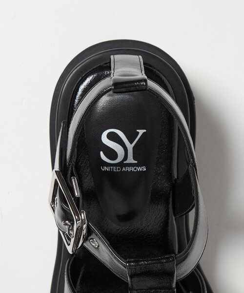 SY UNITED ARROWS(シーユナイテッドアローズ)の「<SY> ビジューグルカ サンダル75↑(サンダル・レディース・その他1/ブラック/オフホワイト・25.5cm/24.5cm/23.5cm/22.5cm)」の9枚目の写真