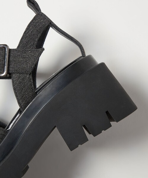 SY UNITED ARROWS(シーユナイテッドアローズ)の「<SY> ビジューグルカ サンダル75↑(サンダル・レディース・その他1/ブラック/オフホワイト・25.5cm/24.5cm/23.5cm/22.5cm)」の18枚目の写真