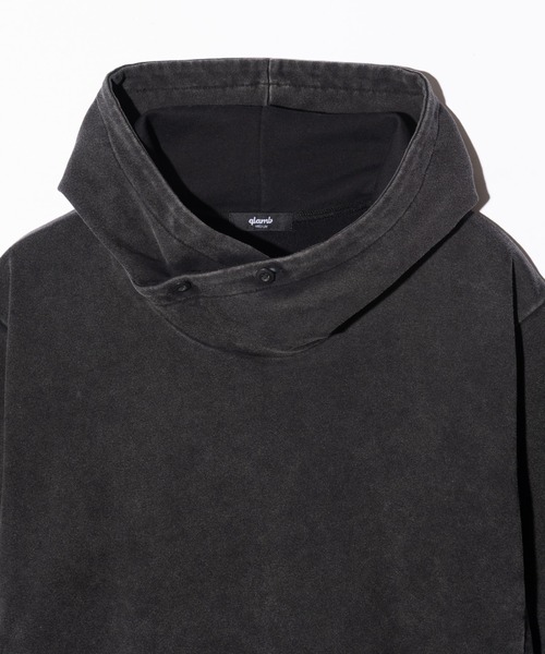 glamb(グラム)の「Aged Pile Hoodie / エイジドパイルフーディ(パーカー・メンズ・ブラック/ネイビー・S/M/L)」の14枚目の写真