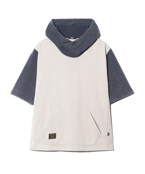 glamb(グラム)の「Aged Pile Hoodie / エイジドパイルフーディ(パーカー・メンズ・ブラック/ネイビー・S/M/L)」の4枚目の写真