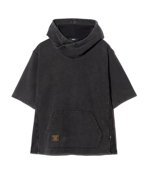 glamb(グラム)の「Aged Pile Hoodie / エイジドパイルフーディ(パーカー・メンズ・ブラック/ネイビー・S/M/L)」の3枚目の写真