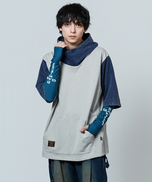 glamb(グラム)の「Aged Pile Hoodie / エイジドパイルフーディ(パーカー・メンズ・ブラック/ネイビー・S/M/L)」の20枚目の写真