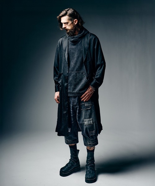 glamb(グラム)の「Aged Pile Hoodie / エイジドパイルフーディ(パーカー・メンズ・ブラック/ネイビー・S/M/L)」の17枚目の写真