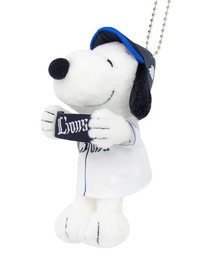 PEANUTS（ピーナッツ）の「(YT)【PEANUTS SNOOPY】プロ野球 12球団 スヌーピー ぬいぐるみ キーホルダー グッズ セ・リーグ パ・リーグ（キーホルダー）」