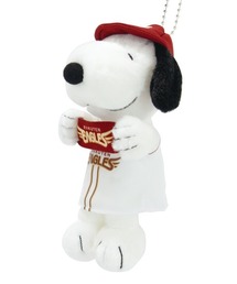 BAYBLO（ベイブロ）の「(YT)【PEANUTS SNOOPY】プロ野球 12球団 スヌーピー ぬいぐるみ キーホルダー グッズ セ・リーグ パ・リーグ（キーホルダー）」
