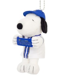 BAYBLO（ベイブロ）の「(YT)【PEANUTS SNOOPY】プロ野球 12球団 スヌーピー ぬいぐるみ キーホルダー グッズ セ・リーグ パ・リーグ（キーホルダー）」