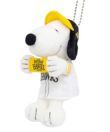 PEANUTS（ピーナッツ）の「(YT)【PEANUTS SNOOPY】プロ野球 12球団 スヌーピー ぬいぐるみ キーホルダー グッズ セ・リーグ パ・リーグ（キーホルダー）」