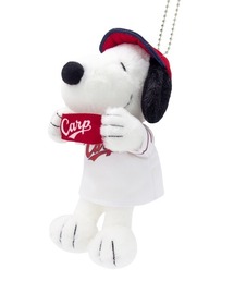 BAYBLO（ベイブロ）の「(YT)【PEANUTS SNOOPY】プロ野球 12球団 スヌーピー ぬいぐるみ キーホルダー グッズ セ・リーグ パ・リーグ（キーホルダー）」
