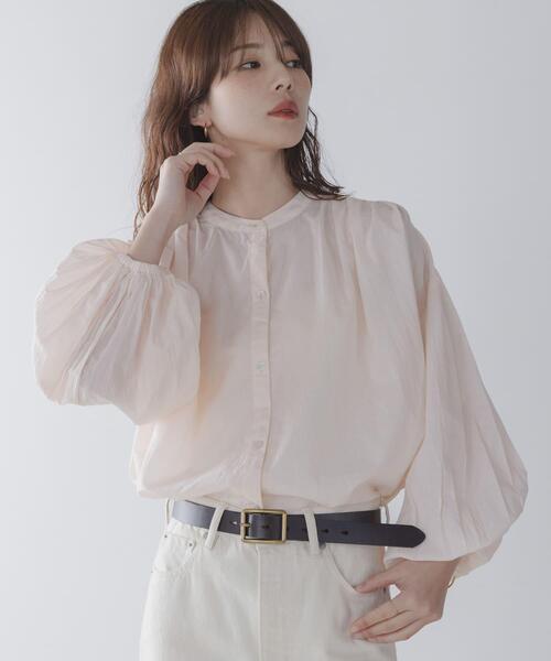 URBAN RESEARCH Sonny Label（アーバンリサーチサニーレーベル）の「エアリーコットンタックボリュームブラウス（シャツ/ブラウス・レディース・ミント/ピンク/オフホワイト・FREE）」の6枚目の写真