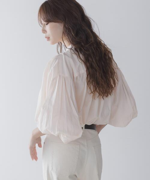 URBAN RESEARCH Sonny Label（アーバンリサーチサニーレーベル）の「エアリーコットンタックボリュームブラウス（シャツ/ブラウス・レディース・ミント/ピンク/オフホワイト・FREE）」の8枚目の写真