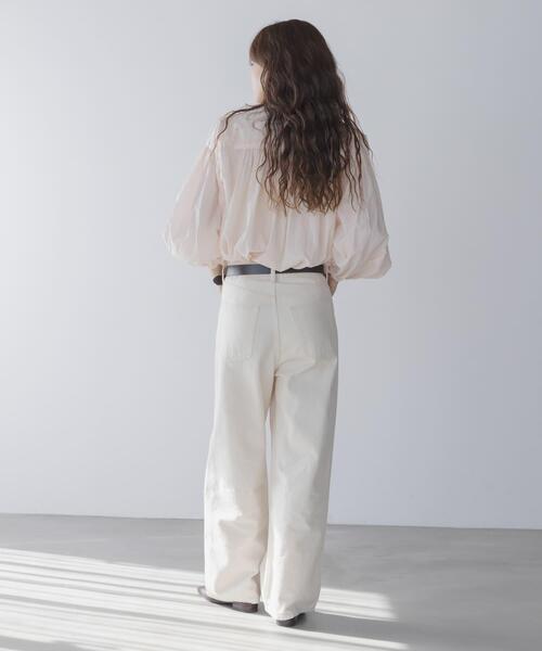 URBAN RESEARCH Sonny Label（アーバンリサーチサニーレーベル）の「エアリーコットンタックボリュームブラウス（シャツ/ブラウス・レディース・ミント/ピンク/オフホワイト・FREE）」の10枚目の写真