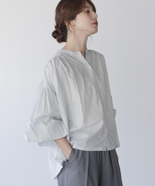 URBAN RESEARCH Sonny Label（アーバンリサーチサニーレーベル）の「エアリーコットンタックボリュームブラウス（シャツ/ブラウス・レディース・ミント/ピンク/オフホワイト・FREE）」の18枚目の写真