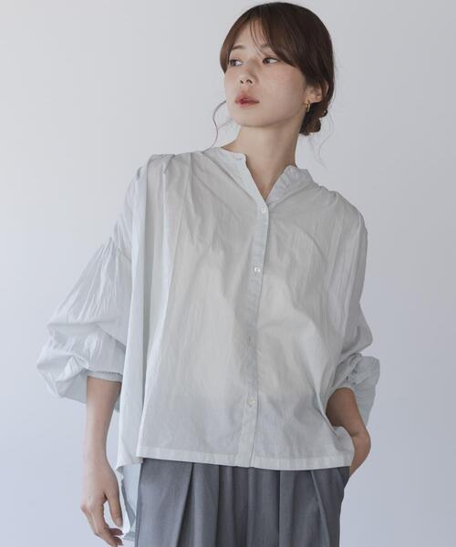 URBAN RESEARCH Sonny Label（アーバンリサーチサニーレーベル）の「エアリーコットンタックボリュームブラウス（シャツ/ブラウス・レディース・ミント/ピンク/オフホワイト・FREE）」の20枚目の写真