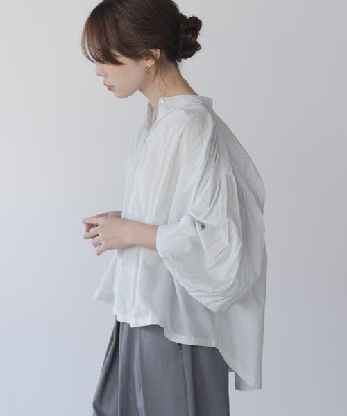 URBAN RESEARCH Sonny Label（アーバンリサーチサニーレーベル）の「エアリーコットンタックボリュームブラウス（シャツ/ブラウス・レディース・ミント/ピンク/オフホワイト・FREE）」の21枚目の写真