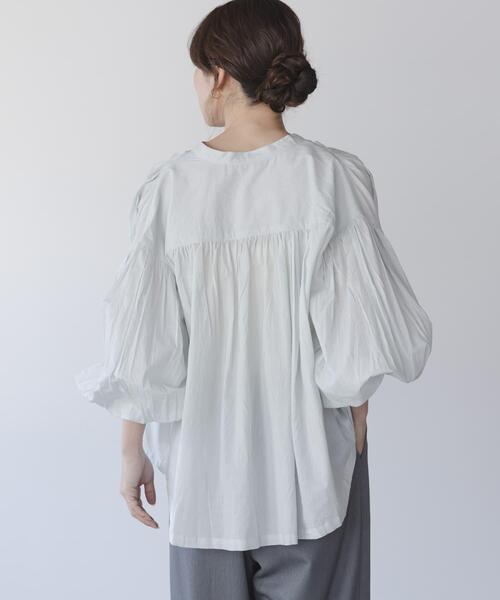 URBAN RESEARCH Sonny Label（アーバンリサーチサニーレーベル）の「エアリーコットンタックボリュームブラウス（シャツ/ブラウス・レディース・ミント/ピンク/オフホワイト・FREE）」の22枚目の写真