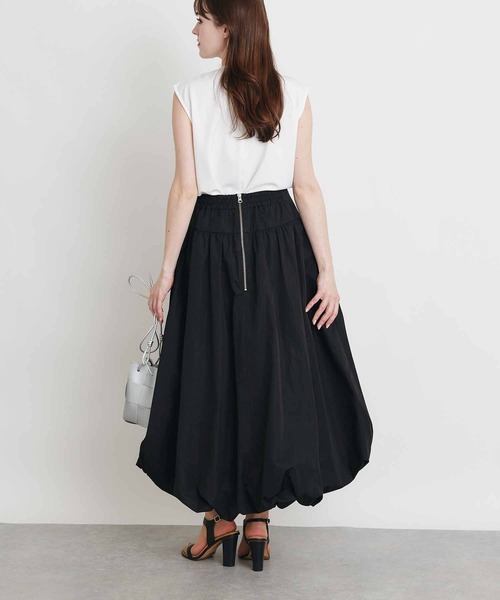 PICCIN（ピッチン）の「ダブルリボンノースリーブブラウス（シャツ/ブラウス・レディース・ブラック/オフホワイト・M）」の17枚目の写真