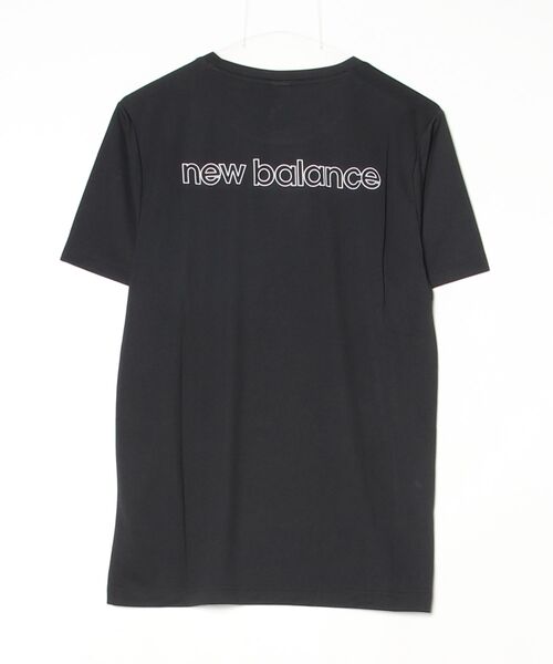 NEW BALANCE(ニューバランス)の「ニューバランス New Balance スポーツリニアTシャツ(Tシャツ/カットソー・メンズ・ホワイト/ブラック・S/M/L/LL/3L)」の3枚目の写真