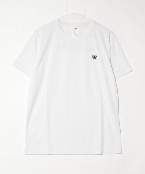 NEW BALANCE(ニューバランス)の「ニューバランス New Balance スポーツリニアTシャツ(Tシャツ/カットソー・メンズ・ホワイト/ブラック・S/M/L/LL/3L)」の5枚目の写真