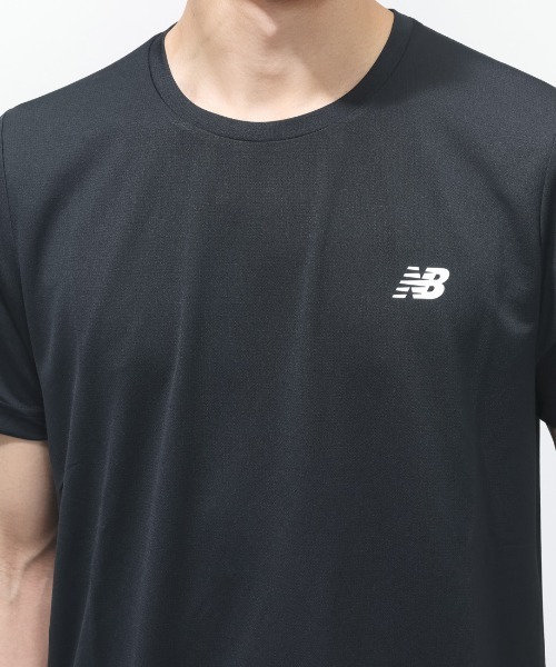 NEW BALANCE(ニューバランス)の「ニューバランス New Balance スポーツリニアTシャツ(Tシャツ/カットソー・メンズ・ホワイト/ブラック・S/M/L/LL/3L)」の10枚目の写真
