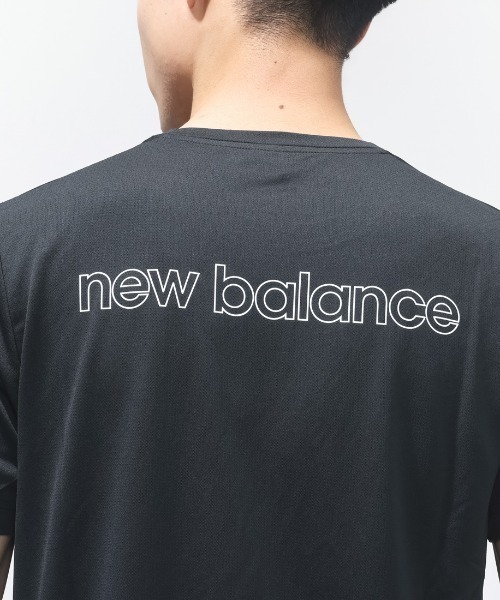 NEW BALANCE(ニューバランス)の「ニューバランス New Balance スポーツリニアTシャツ(Tシャツ/カットソー・メンズ・ホワイト/ブラック・S/M/L/LL/3L)」の9枚目の写真
