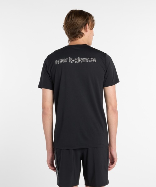 NEW BALANCE(ニューバランス)の「ニューバランス New Balance スポーツリニアTシャツ(Tシャツ/カットソー・メンズ・ホワイト/ブラック・S/M/L/LL/3L)」の12枚目の写真