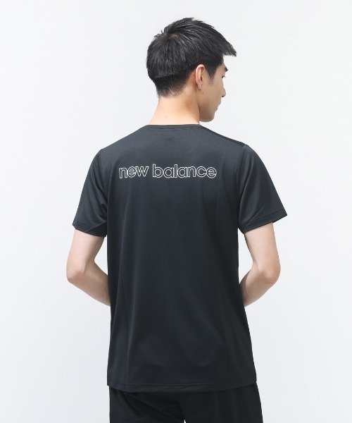NEW BALANCE(ニューバランス)の「ニューバランス New Balance スポーツリニアTシャツ(Tシャツ/カットソー・メンズ・ホワイト/ブラック・S/M/L/LL/3L)」の14枚目の写真