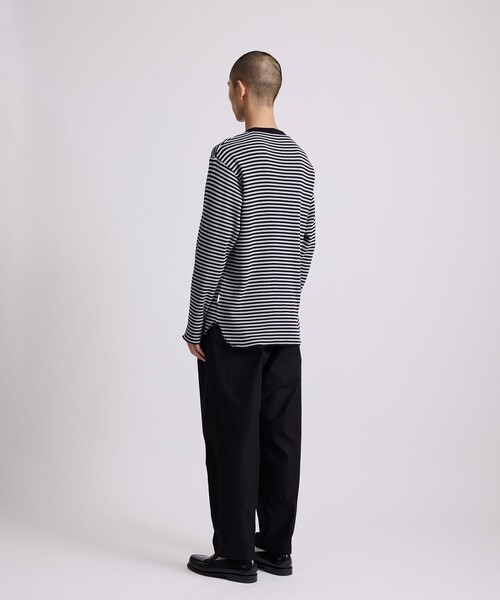 Saturdays NYC（サタデーズ ニューヨークシティ ）の「Robert P. Miller x Saturdays NYC CVC BD LS（Tシャツ/カットソー・メンズ・ワイン/チャコールグレー/ホワイト・L/XL/M）」の18枚目の写真