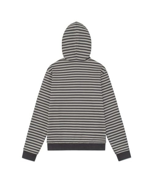 THECOLDESTMOMENT（ザコールデストモーメント）の「TCM reversible stripe hooded zip-up (charcoal)（パーカー・レディース・その他・SMALL/MEDIUM/LARGE）」の11枚目の写真
