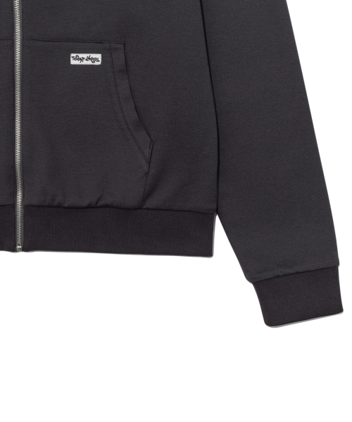 THECOLDESTMOMENT（ザコールデストモーメント）の「TCM reversible stripe hooded zip-up (charcoal)（パーカー・レディース・その他・SMALL/MEDIUM/LARGE）」の7枚目の写真