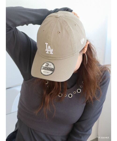 Ungrid(アングリッド)の「【MLB × New Era × Ungrid】ロゴキャップ(キャップ・レディース・ベージュ/ネイビー/ブラウン・FREE)」の3枚目の写真