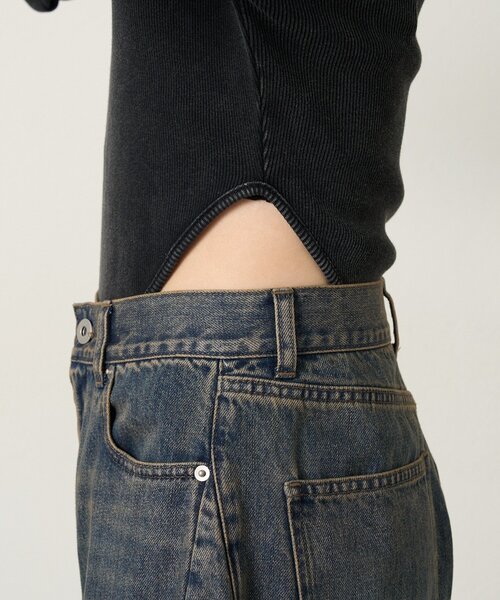 mline（エムライン）の「[mline]カットボディースーツ（Tシャツ/カットソー・レディース・ブラック/グレー・FREE）」の16枚目の写真