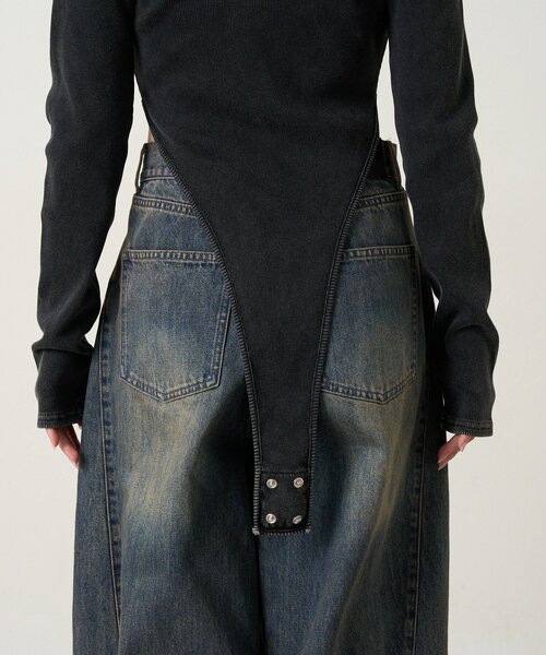 mline（エムライン）の「[mline]カットボディースーツ（Tシャツ/カットソー・レディース・ブラック/グレー・FREE）」の18枚目の写真