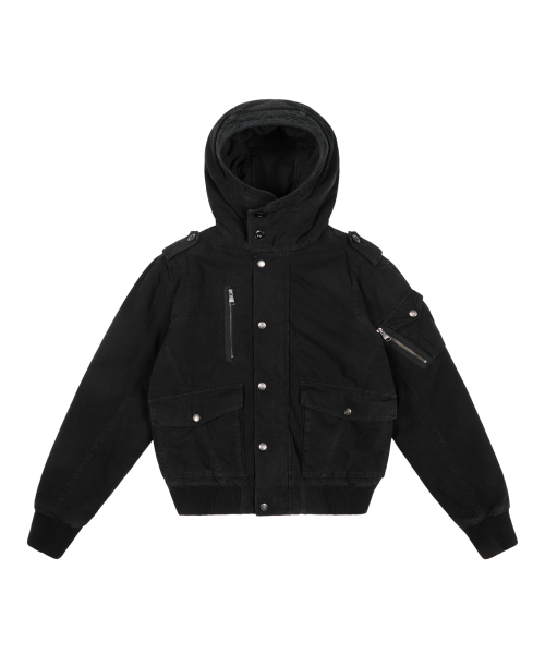 AAKAM(アーカム)の「Nova Combat Jacket (Black)(ミリタリージャケット・レディース・その他・1/2)」の1枚目の写真