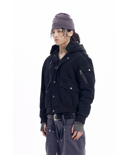 AAKAM(アーカム)の「Nova Combat Jacket (Black)(ミリタリージャケット・レディース・その他・1/2)」の10枚目の写真