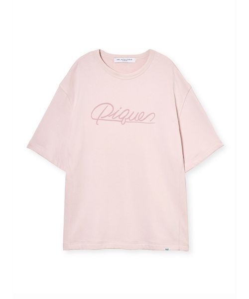 gelato pique（ジェラートピケ）の「【HOMME】裏パイルワンポイントロゴTシャツ（ルームウェア/パジャマ・メンズ・ダークグレー/ピンク/ブルー・L/M）」の3枚目の写真