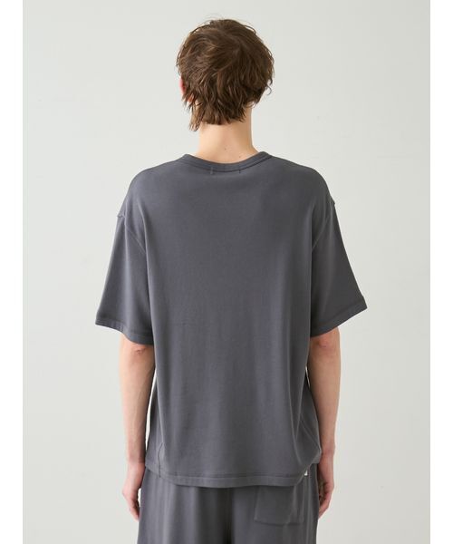 gelato pique（ジェラートピケ）の「【HOMME】裏パイルワンポイントロゴTシャツ（ルームウェア/パジャマ・メンズ・ダークグレー/ピンク/ブルー・L/M）」の10枚目の写真