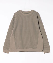 many men many mind（メニーメンメニーマインド）の「【SR】【it】【many men many mind】BIGワッフル切り替えクルー（Tシャツ/カットソー）」