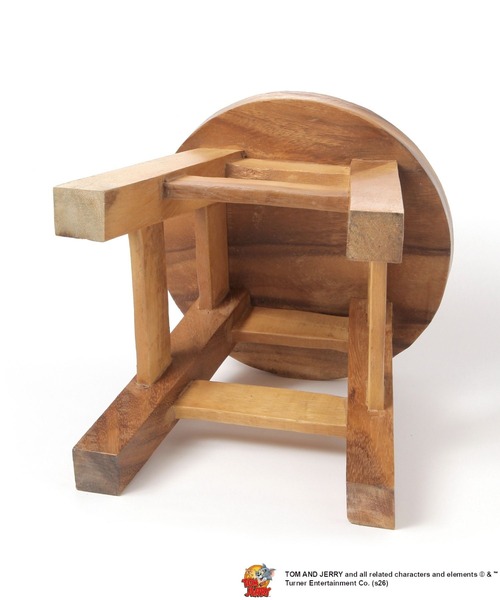 niko and...（ニコアンド）の「【トムとジェリー】コラボウッドスツール（家具・レディース・その他2/その他1・0）」の4枚目の写真