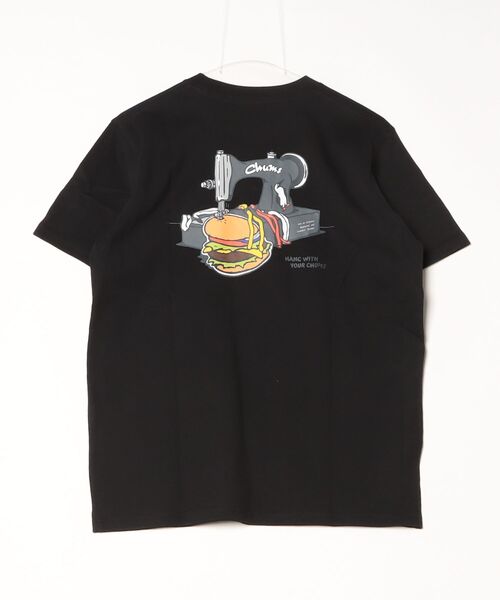 CHUMS(チャムス)の「【CHUMS】Handmade Hamburger T-Shirt(Tシャツ/カットソー・メンズ・グリーン/ホワイト/ブラック・X-LARGE/LARGE/MEDIUM)」の6枚目の写真