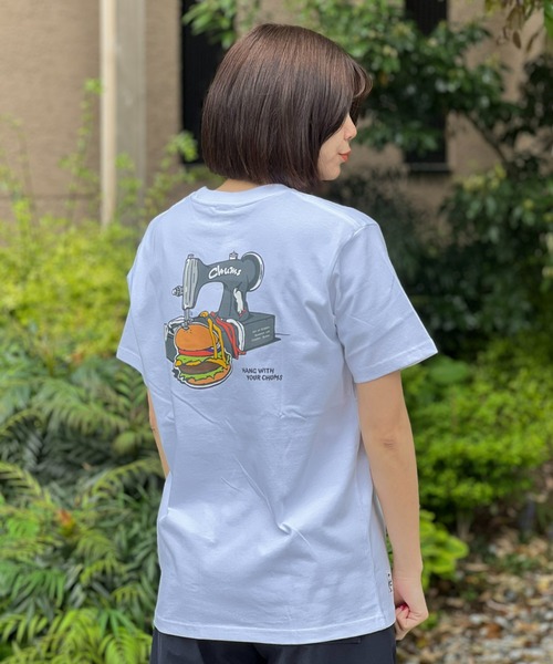 CHUMS(チャムス)の「【CHUMS】Handmade Hamburger T-Shirt(Tシャツ/カットソー・メンズ・グリーン/ホワイト/ブラック・X-LARGE/LARGE/MEDIUM)」の1枚目の写真