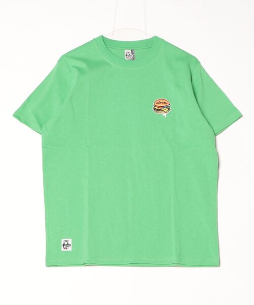 CHUMS(チャムス)の「【CHUMS】Handmade Hamburger T-Shirt(Tシャツ/カットソー・メンズ・グリーン/ホワイト/ブラック・X-LARGE/LARGE/MEDIUM)」の8枚目の写真