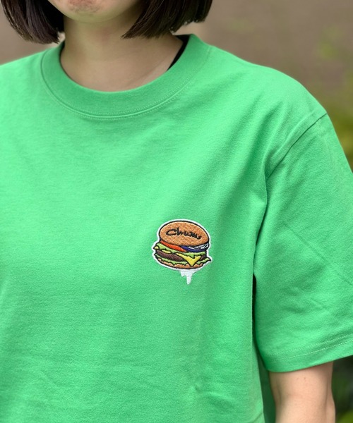 CHUMS(チャムス)の「【CHUMS】Handmade Hamburger T-Shirt(Tシャツ/カットソー・メンズ・グリーン/ホワイト/ブラック・X-LARGE/LARGE/MEDIUM)」の17枚目の写真