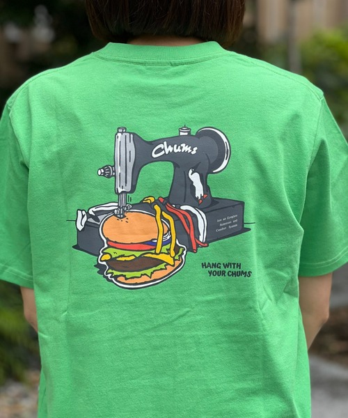 CHUMS(チャムス)の「【CHUMS】Handmade Hamburger T-Shirt(Tシャツ/カットソー・メンズ・グリーン/ホワイト/ブラック・X-LARGE/LARGE/MEDIUM)」の18枚目の写真