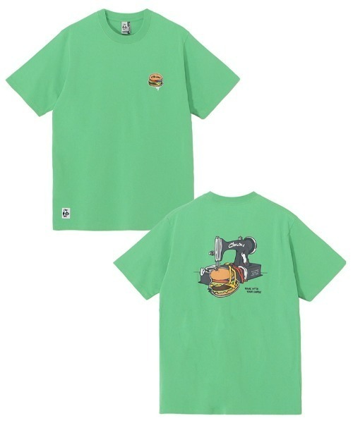 CHUMS(チャムス)の「【CHUMS】Handmade Hamburger T-Shirt(Tシャツ/カットソー・メンズ・グリーン/ホワイト/ブラック・X-LARGE/LARGE/MEDIUM)」の20枚目の写真