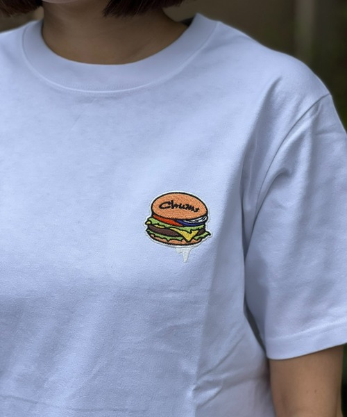 CHUMS(チャムス)の「【CHUMS】Handmade Hamburger T-Shirt(Tシャツ/カットソー・メンズ・グリーン/ホワイト/ブラック・X-LARGE/LARGE/MEDIUM)」の11枚目の写真