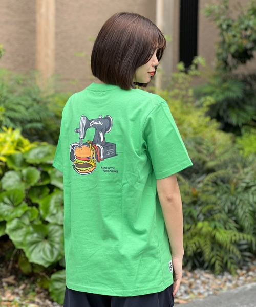 CHUMS(チャムス)の「【CHUMS】Handmade Hamburger T-Shirt(Tシャツ/カットソー・メンズ・グリーン/ホワイト/ブラック・X-LARGE/LARGE/MEDIUM)」の16枚目の写真